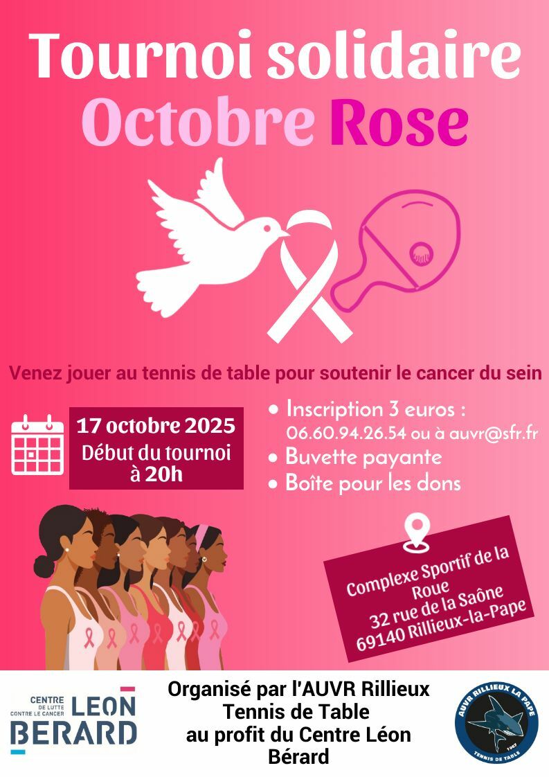 Tournoi solidaire - Octobre Rose