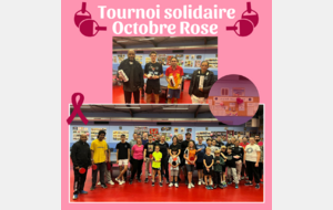 Retour sur le tournoi solidaire Octobre Rose