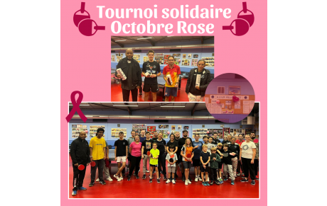 Retour sur le tournoi solidaire Octobre Rose